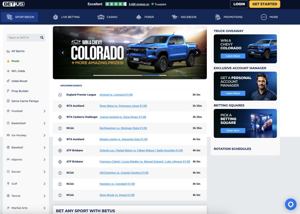 BetUS California Sportsbook